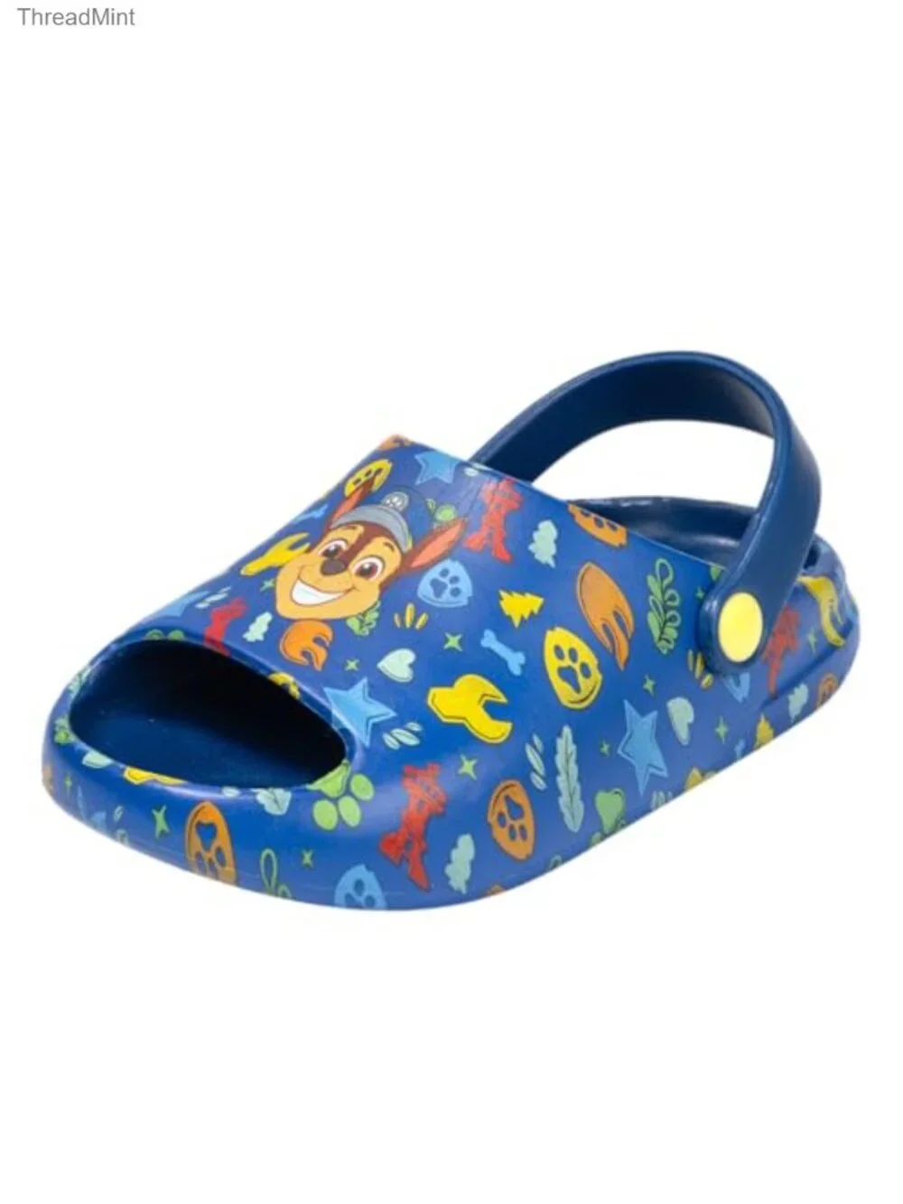 Toddler Water Shoes - Open Toe Clogs for Kids, EVA Cartoon Slide with Backstrap